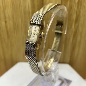 Vintage Gruen Watch 10K RGP & 1/20 10K GF Band  6 Diamonds 